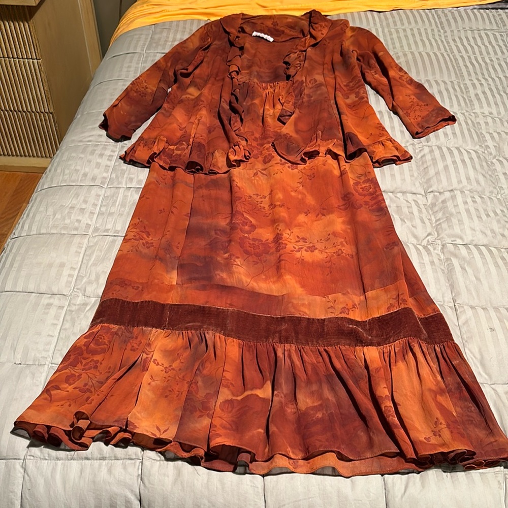 Marikka Nakk Orange/Rust Timeless Two Piece